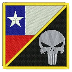 PBTC579E Bandera de Chile Punisher