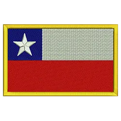 PBTC579L Bandera de Chile Baja Visibilidad
