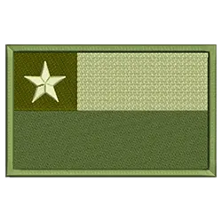 PBTC579M Bandera de Chile Baja Visibilidad