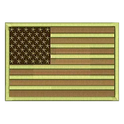 PBTC581 Bandera Táctica de EE.UU. Baja Visibilidad