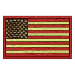 PBTC581D Bandera Táctica de EE.UU. Baja Visibilidad