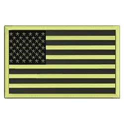 PBTC581F Bandera Táctica de EE.UU. Baja Visibilidad